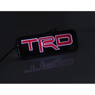 TRD Led Light Front Grill Grille Emblem Badge Logo For Toyota Camry Altis