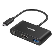 Anker usb c hub PowerExpand 3-in-1 type c hub with 100W Power Delivery 4K 30Hz HDMI Port 5Gbps usb h