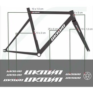 Uknown fixie bike stickers MTB FIXIE bike jangkung bike Free Custom Design
