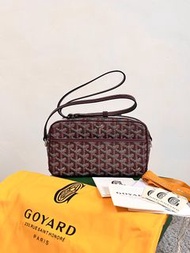 💕折扣 💕爆款熱賣復古酒紅Goyard Cap-Vert PM 相機包 | Goyard Cap-Vert PM Camera Bag Burgundy|
