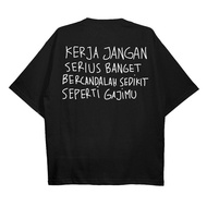 SERIOUS WORK T-SHIRT SALARY SALARY WORK T-SHIRT VIRAL WORDS T-SHIRT~FREESTICKER