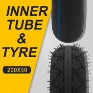 8 Inch Electric Scooter Off-Road Tire 200x50 Inner Tube Outer Tyre For Razor E150 E200 Dune Buggy Cr