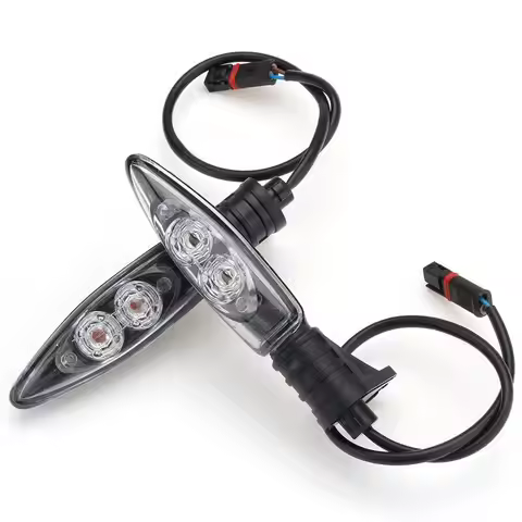 1Pair Motorcycle Front LED Indicators Turn Lights For BMW R1200GS F800GS S1000RR F800R HP2 HP4 Sport