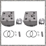 (GJFZ) 2X 46mm Cylinder Piston Set is Suitable for Br340 Br380 Br420 Br400 Sr340 Sr420