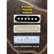 Single Seymour Duncan Yjm Fury Pickup Sticker Electric Guitar Strato Cover Pickups Electric Guitar