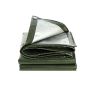 ผ้าใบกันแดดฝน (มีตาไก่)2x2 2x3 3x4  เมตร  กันฝน กันแดด เคลือบกันน้ำสองด้าน ผ้าใบกันฝน ผ้ายางกันแดดฝน