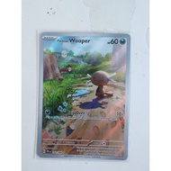 Pokemon paldean wooper illustration rare phantasmal flames card