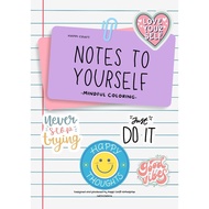 [Happi] 25pg PDF Buku Mewarna Petikan Hidup Motivasi Motivation Life Quotes Colouring Book 轻松励志彩颜色书