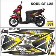 Soul GT 125 graphic striping Soul GT 125 graphic decal/ Soul GT 125 graphic variation/
