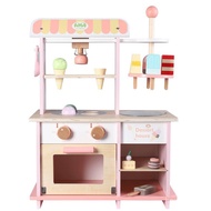 Play House Girl Supermarket Ice Cream Maker Convenience Store Dessert House Set Ice Cream Maker Chil