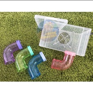 Little Dinosaur A Circle And Mouse Sister's Boarding Nest-Hamster Organizer Box Transformation Charm