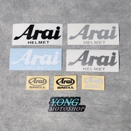 Sticker SET ARAI HELMET Plain Cutting Sticker