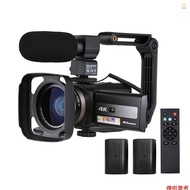 Andoer 4K 60FPS Ultra HD Digital Video Camera DV Camcorder 48MP 16X Zoom 3-inch Rotatable LCD Touch 