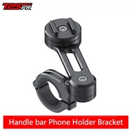 HR- Motorcycle Bicycle Phone Holder Handlebar Quick Mount Smartphone Mobile Moto MTB Bike Stand Support 360 Rotation Bracket