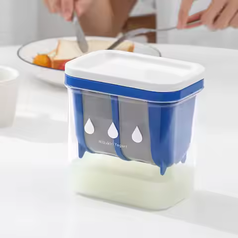 1100ml Reusable Yogurt Strainer Greek Yogurt Maker Strainer Separator Milk Box Quick Strainer Box Wh