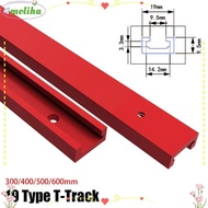 MOLIHA 1Pcs T-Slot Track, Aluminium Alloy T Slider Fixture Slot Slide T-Track,  300-600mm Slide Guid