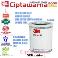 3M lem primer penguat double tape lem kaca plastik karet 94 946ml