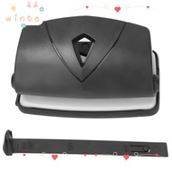 WINTE Hole Slot Puncher, 2 Hole Black 2 Hole Puncher, Durable Convenient Practical with Positioning 