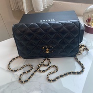 Chanel 黑金24a珐琅調節扣woc