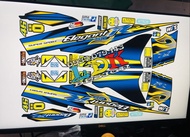 tem rời dán xe elegant 50