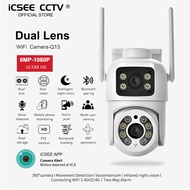 ICSEE CCTV cctv camera wifi 360 wireless A56 outdoor Three lenses IP66 Wireless outdoors Waterproof 