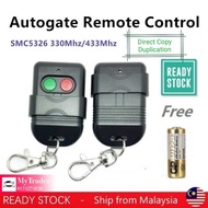 Auto Gate Direct Copy 330MHz &amp; 433MHz  SMC5326 Remote