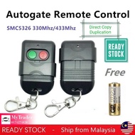 Auto Gate Direct Copy 330MHz & 433MHz  SMC5326 Remote