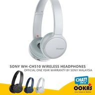 Sony WH-CH510 Bluetooth 5.0 Wireless Headphones Long Battery Life, Fast Charging, Lightweight Headset (original)