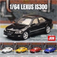 JKM Alloy Miniature Model 1/64 Lexus IS300 Bite Shark Classic Car Sliding Decoration Car Model