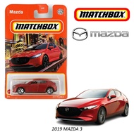 MATCHBOX : รุ่น 2019 MAZDA 3 โมเดลรถเหล็ก ของเล่น ของสะสม ลิขสิทธิ์แท้ (ในร้านมีให้เลือกมากกว่า500แบบ) แม็คบล๊อค โมเดลรถ ของเล่น MB1D1