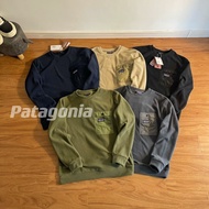 Patagonia Patagonia Outdoor Small Label Polar Fleece Round Neck Couple Snap Button Pocket Sweatshirt 40225