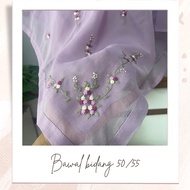 Hand-embroidered bawal 50/55 bawal cotton bawal cotton voile