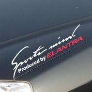 SPORTS MIND Car Sticker On Car Lamp Eyebrow For HYUNDAI ELANTRA