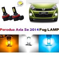 Perodua Axia Se 2014 Fog Lamp High Brightness Monochrome LED Bulb H11 spotlight sport light bulb