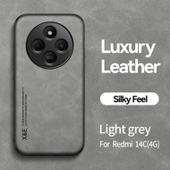 Casing For Xiaomi Redmi 14C Case Silicone Shockproof Leather Magnetic Phone Case For Xiaomi Redmi 14