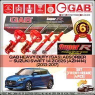GAB SUPER R PREMIUM SPORT HEAVY DUTY Suzuki Swift 1.4 ZC82S AZH414 Gas Shock Absorber FRONT REAR SET