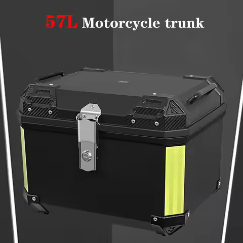 57L Motorcycle Tail Box Universal For R1200GS R1250GS F800GS Large Capacity Top Rear Luggage Tool Ta