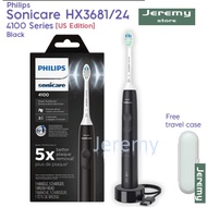 Philips Sonicare 4100 HX3681 ProtectiveClean - Rechargeable Electric Toothbrush with Pressure Sensor [Free Case]