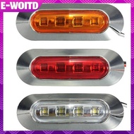 E-WOITD 10V-30V 4LED Side Marker Tail Warning Light Lamp Clearance Trailer Tru  E-WOITD