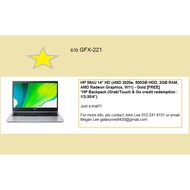 HP laptop, HDD 500GB