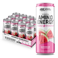Optimum Nutrition Amino Energy Sparkling 335 Ml กรดอะมิโนพร้อมดื่ม เติมความสดชื่น กระตุ้นการสังเคราะ