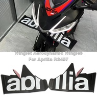 Motorcycle Spoiler Accessories Side Wing Aerodynamic Front Lip Kit For Aprilia RS457 RS 457 rs457 Wi