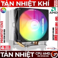 Tower air cooler for AMD ProArtist E3V2 RGB 4P1F 4 copper tubes Support AMD Socket AM4 AM5 Mainboard