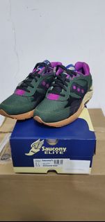 Saucony Elite Shadow 6000 Green Purple Sneakers