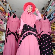 GAMIS SYARI TULIP LENGKUNG