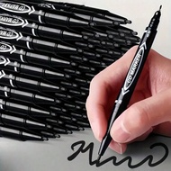 1/4/10/30/70/100PCS Double-Ended Permanent Marker Pen-Alcoholic And Oily, Black, With Thin Tip And O