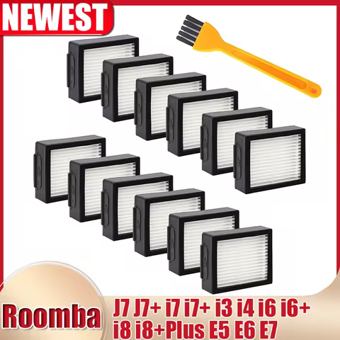 HEPA Filters Replacement for iRobot Roomba E I & J Series i7 i7+/plus i3 i3+ E5 E6 E7 i4 i4+ i5 i5+ 