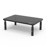Minthouz Monitor Stand Riser Adjustable in 3 Heights, Metal Mesh desk with Anti-slip Rubber for Lapt
