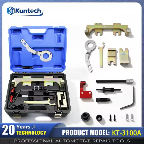 Kuntech KT-3100A Engine Timing Tool Kit for BMW B38 B48 B48TU B58 2017+, Camshaft Locking Alignment 
