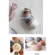 Stacking Cup Ponpy 8cups Stacking Cup Baby Cup Stacking Gift for 1 Year Old Educational Toy 2 Year O